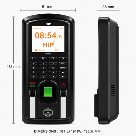 เครื่องสแกนลายนิ้วมือ HIP รุ่น CI809U สีดำ_2